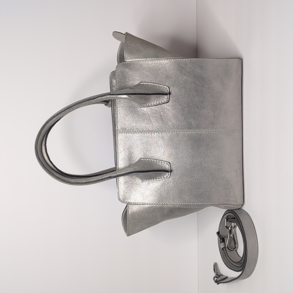 Kennel & Schmenger Silver Studded Satchel - Picture 3 of 13